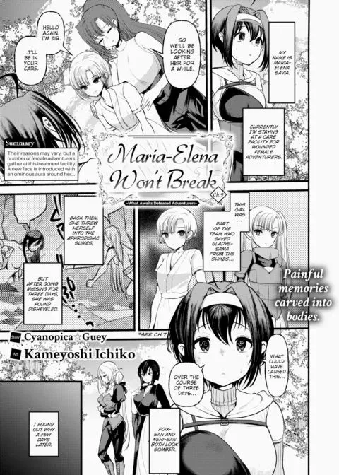 Maria-Elena Won't Break ~What Awaits Defeated Adventurers~ Ch.9 manga cover