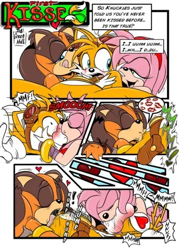 [GreenHill] First Kisses (Sonic The Hedgehog) manga cover