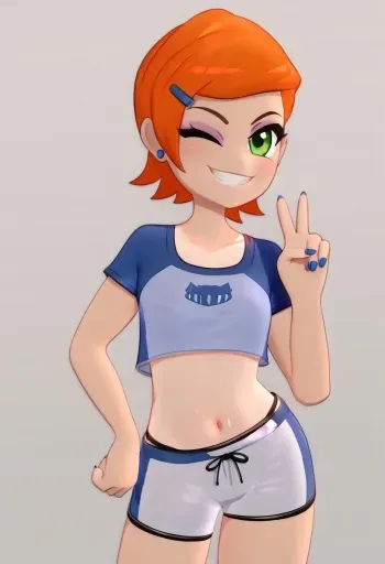 [CumflationManiac] Mantis_X_Style_Gwen_Tennyson [AI Generated] manga cover