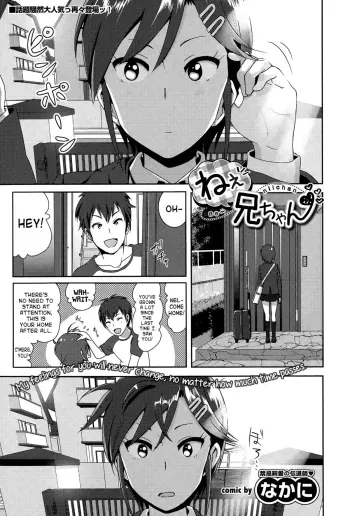 ne~ niichan manga cover