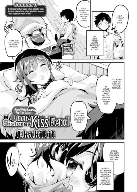 Even While Down For The Count, My Little Sister Is a Kiss Fiend manga cover