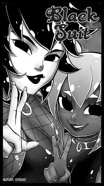 Black suit manga cover