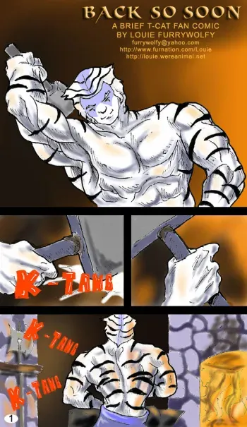 [Louie Furrywolfy] Back So Soon (Thundercats) manga cover