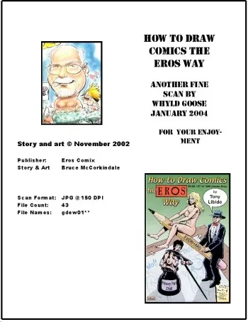 [Bruce McCorkindale] How to Draw Comics the EROS Way manga cover