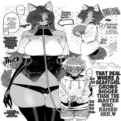 That Deal Where A Beastgirl Grows Bigger Than The Master Who Raised Her [Original] manga cover