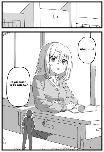 Doushitemo Onnanoko ni Taberaretai Manga | Manga - He really wants to be eaten by a girl manga cover