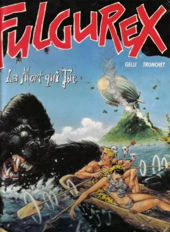 [FRENCH] Fulgurex (King Kong and Tarzan parody) manga cover