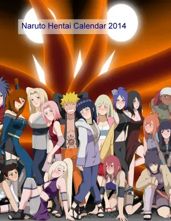 Naruto Hentai Calendar 2014 manga cover