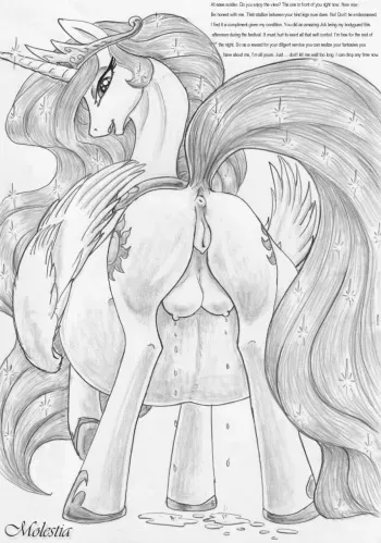 [leovictor64] My Homage To Princess Molestia (My Little Pony Friendship Is Magic) manga cover