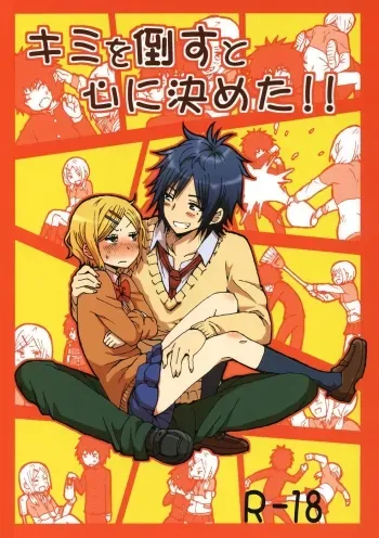 Kimi to taosu to kokoro ni kimeta!! manga cover