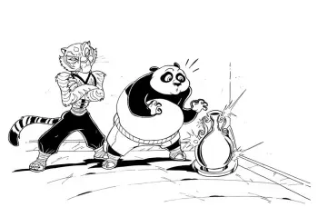 [Manthomex] Kung Fu Panda Muscle Growth manga cover