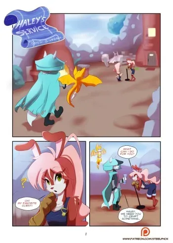 [Steel_Tigerwolf] Haley's Service (Dust An Elysian Tail) [WIP] manga cover