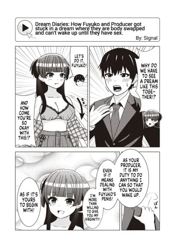 [Signal] Dream Diaries Fuyuko and Producer (Shinymas TS Goudou) (THE iDOLM@STER Shiny Colors) [English] [GTF] manga cover