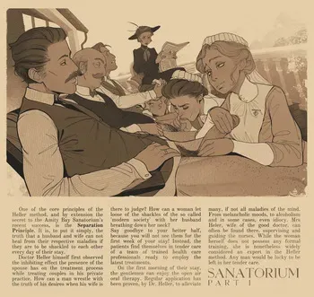 Incase - Sanatorium (Ongoing) + Other Victorian era images manga cover