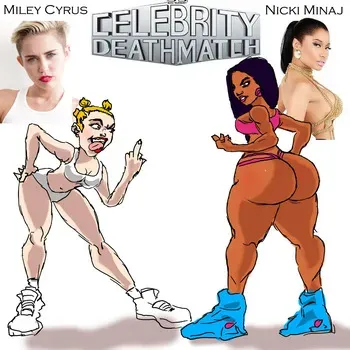 Nicki Minaj vs. Miley Cyrus by BrutalFemtality manga cover