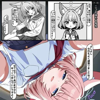 [トキビト] ニコの溢れる母性 (ブルーアーカイブ) manga cover