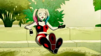 HARLEY QUINN screenshot ep 2 manga cover