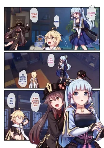 The Traveler's Wives Hu tao & Kamisato Ayaka manga cover