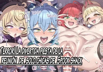 [Mimonel] Terror! La divertida pijamada de solo chicas de SpookShack |Kyoufu! Kaidanya Joshikai no Ranchiki Sawagi (Zenless Zone Zero) [spanish] manga cover