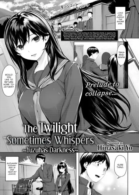 The Twilight Sometimes Whispers ~Yuzuha's Darkness~ manga cover
