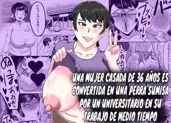 [NF-Freak (Si-man)] Beit Saki no Daigakusei ni Mesu Ochi Saserareru Hitozuma (36)｜Una Mujer Casada (De 36 Años) Es Convertida En Una Perra Sumisa Por Un Universitario En Su Trabajo [Spanish] [El naranjas = Mr.Naranjas] manga cover