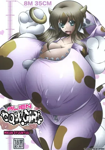 Uchuujin wa Ushi Musume | The Alien is a Cowgirl! manga cover