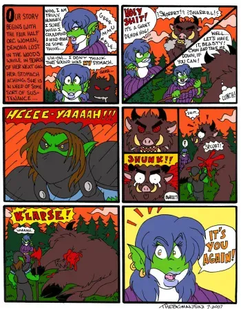 [The Big Mansini] Demona & Ludoc manga cover