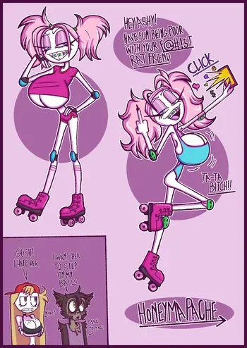 [HoneyMapache] Britney (OC) manga cover