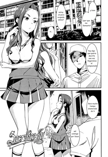 [Bakushishi AT] Sacrifice fly (Joshi Kousei) [Spanish] [MoeohUp] manga cover