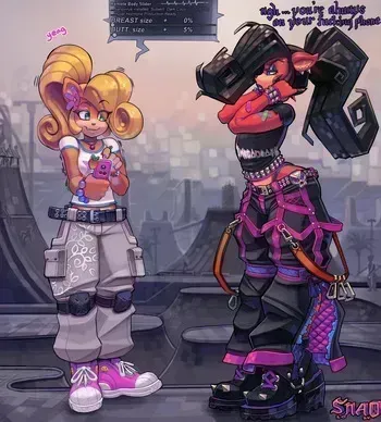 [Snao] Body Slider Growth Set: Coco Bandicoot X Evil Coco (Crash Bandicoot) manga cover