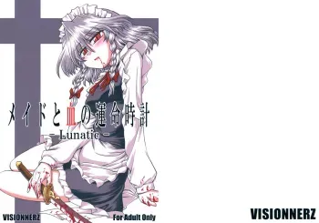 (SC41) [VISIONNERZ (Miyamoto Ryuuichi)] Maid to Chi no Unmei Tokei -Lunatic- (Touhou Project) [Spanish] [Ichi no Fansub] manga cover