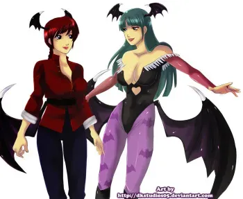 [DKSTUDIOS05] Ranma and Morrigan (Darkstalkers, Ranma 1/2) manga cover