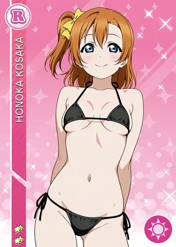 [AI Generated] Kousaka Honoka Cards manga cover