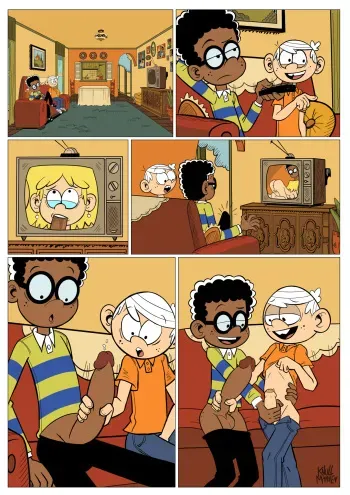 [Knullmannen] Bromance in the Big House (The Loud House) manga cover