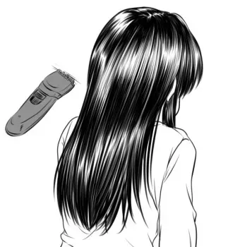 Haircutting / Headshaving manga cover