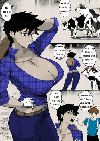 [NesZ] My Farmer Aunt is Having a Problem [English] [DL Color] [Colorized] manga cover
