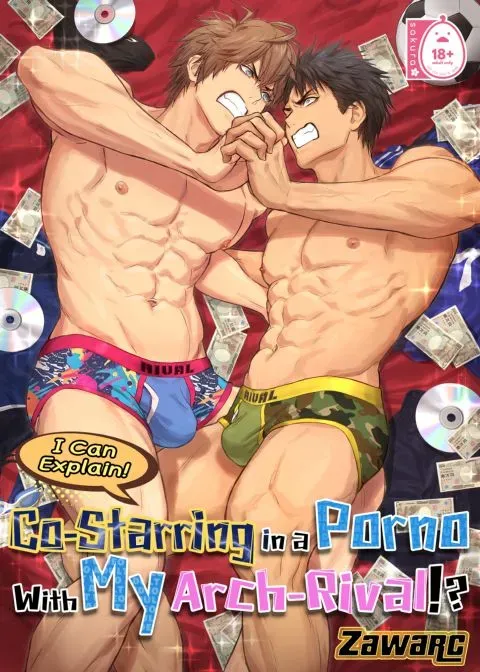I Can Explain! Co-Starring in a Porno With My Arch-Rival!? manga cover