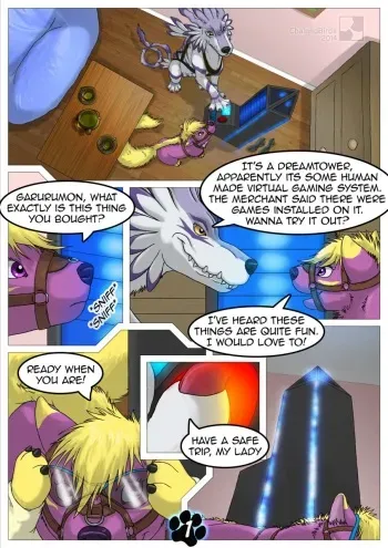 [Chainedbirds] Dual Reality (Digimon) manga cover