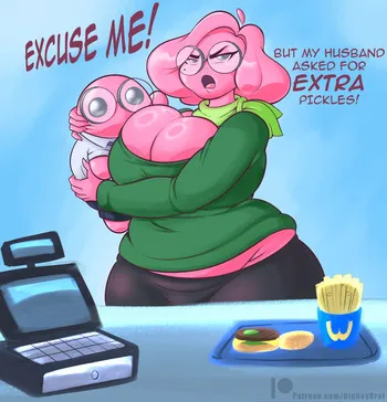 [TeenageBratwurst] Blob Mom (OC) manga cover