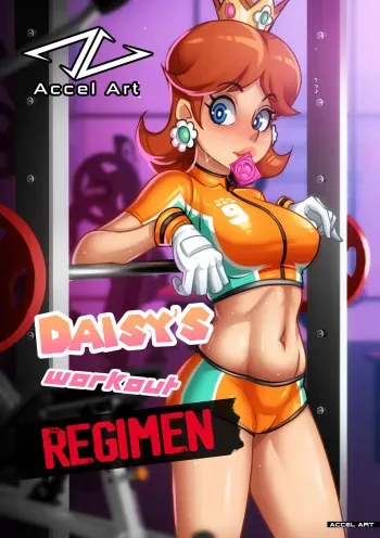 [Accel Art] Waifu Cast - Daisy's workout REGIMEN (Mario Strikers) [Spanish] manga cover