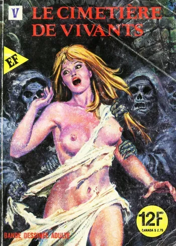 Elvifrance - Série violette - 016 - Le cimetière de vivants manga cover