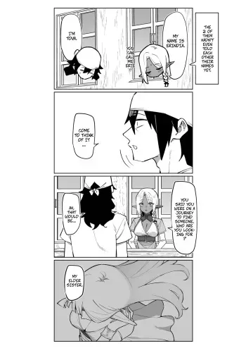 Helping a Dark Elf and Getting a Favor In Return 1.5 -- Kasshoku Elf o Tasuketara Ongaeshi Sareta Hanashi 1.5 manga cover