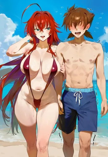 Rias grenory XD sexy [AI Generated] manga cover