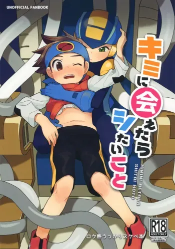 (Shota Scratch SP6) [Houwa Youeki Beta (Noudo)] Kimi ni Aetara Shitai Koto (Rockman EXE) [English] {Shotachan} manga cover