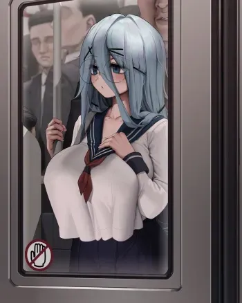 [レッディ] 痴漢電車のユキナちゃん (前-中編) manga cover