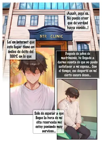[Potions] NTR Clinic [Spanish] [La Legión Fantasma] [AI Generated] manga cover