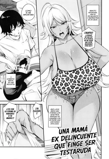 [Nasipasuta] Kōha Kidori no Moto Yan Mama | Una Mamá Ex Delincuente Que Finge Ser Testaruda (Mesutoiro) [Spanish] [Lo Hago por Diversión] manga cover