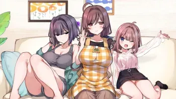[Mankai Kaika] Saimin de Kazoku ga H na Tuber Seikatsu [Decensored] manga cover