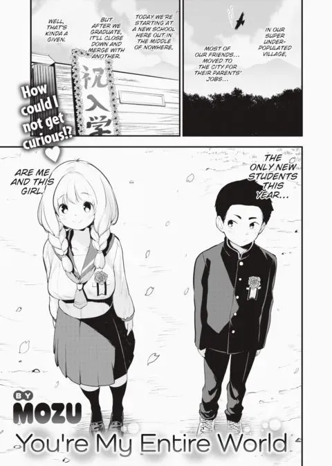 You're My Entire World manga cover