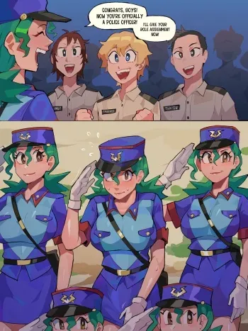 [Differland] Officer Jennyfication (Pokemon) manga cover